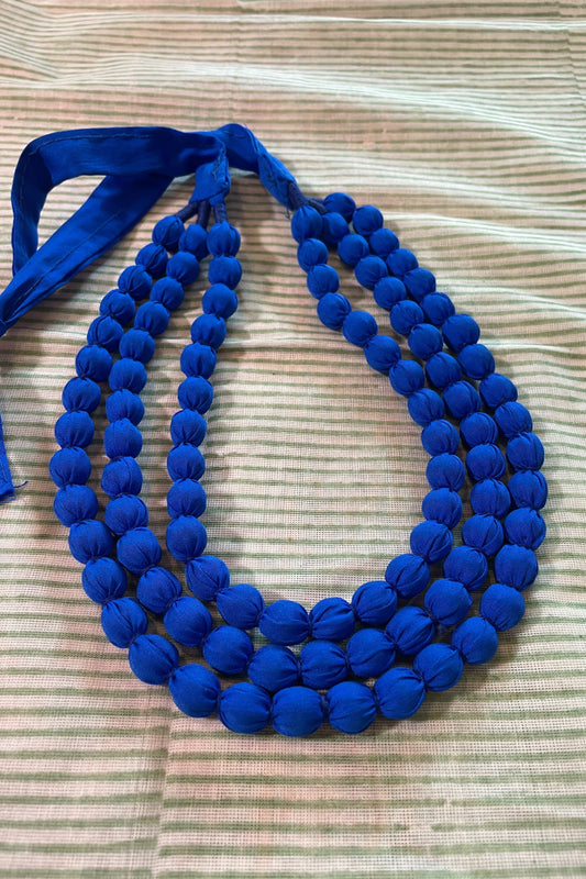 ROYAL BLUE 3-LAYERED NECK-PIECE