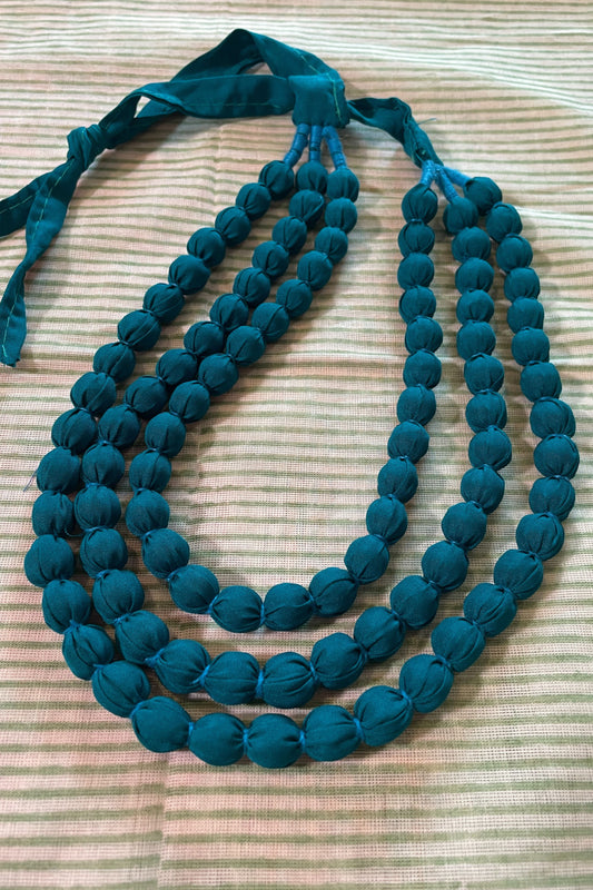TEAL BLUE 3-LAYERED NECK-PIECE