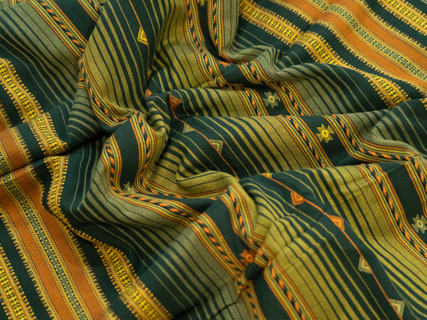 DARK BLUE BHUJODI SARI