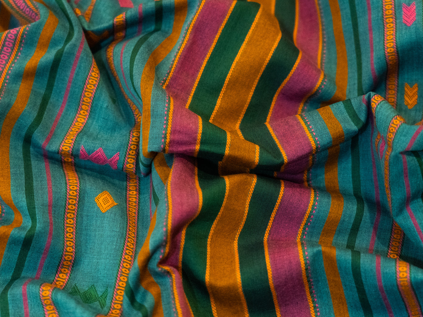 LIGHT BLUE BHUJODI SARI