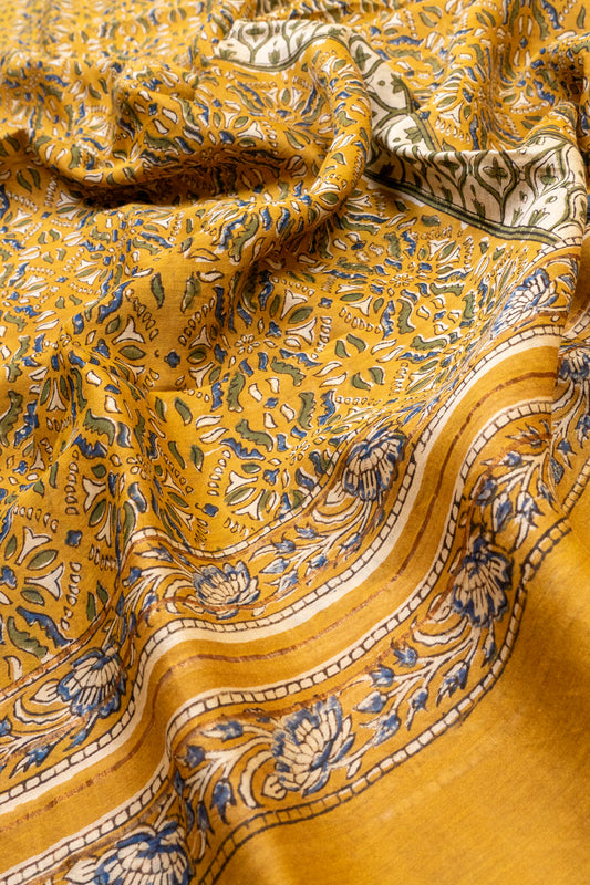 MUSTARD HAND PRINT SUIT