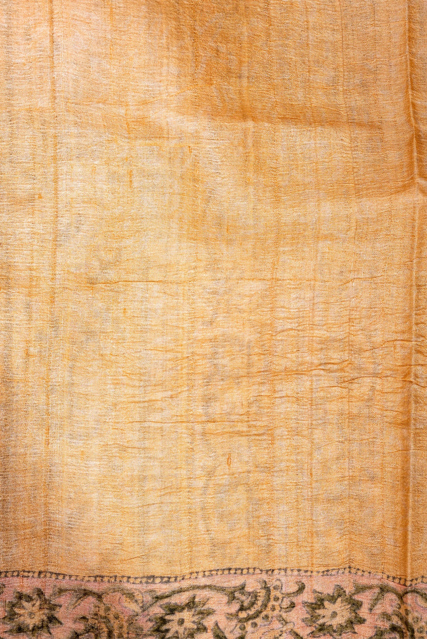 FLORAL TAPESTRY TUSSAR SILK SARI