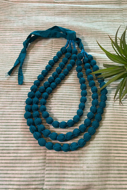 TEAL BLUE 3-LAYERED NECK-PIECE