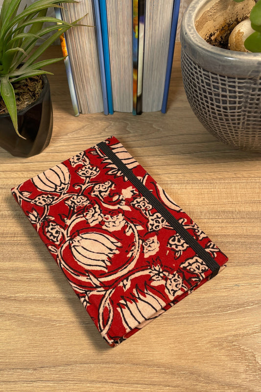 Red Printed Diary