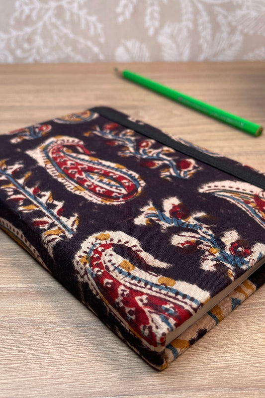 Black Printed Diary