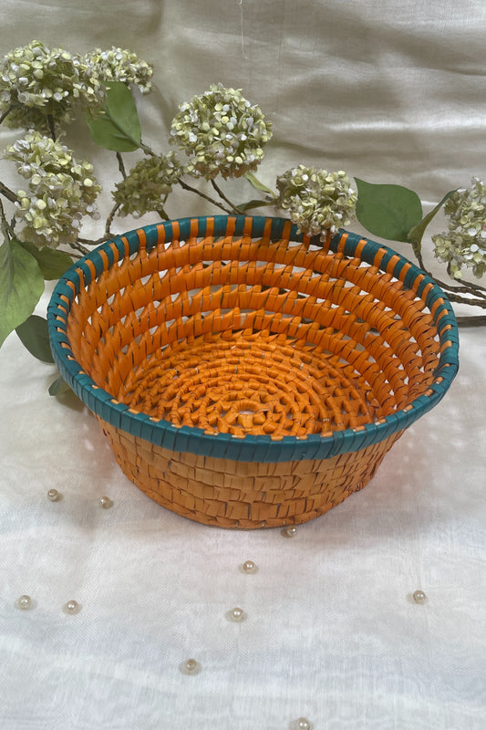 Orange Green Multi Purpose Basket