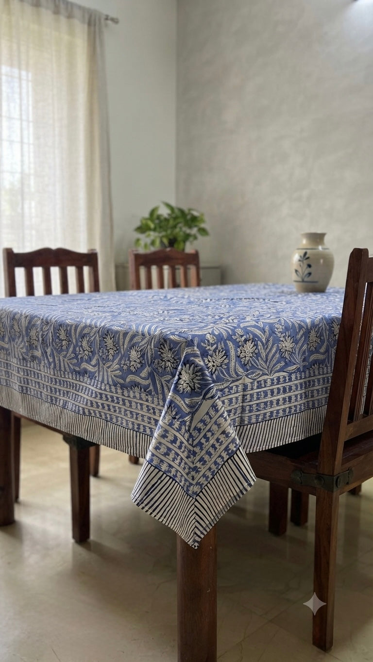 Blue & White Dining Tablecover