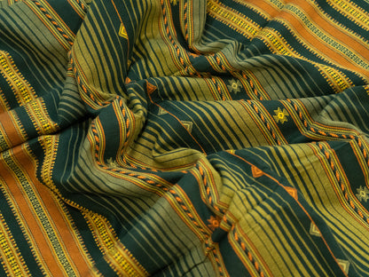 DARK BLUE BHUJODI SARI