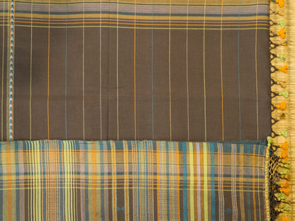 LIGHT BROWN BHUJODI SARI