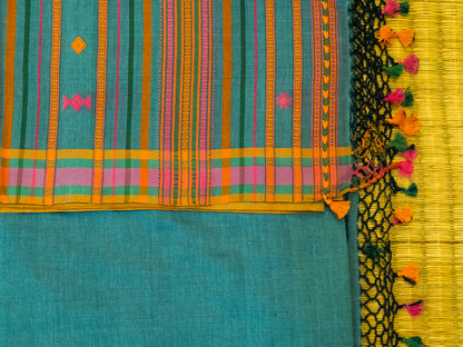 LIGHT BLUE BHUJODI SARI