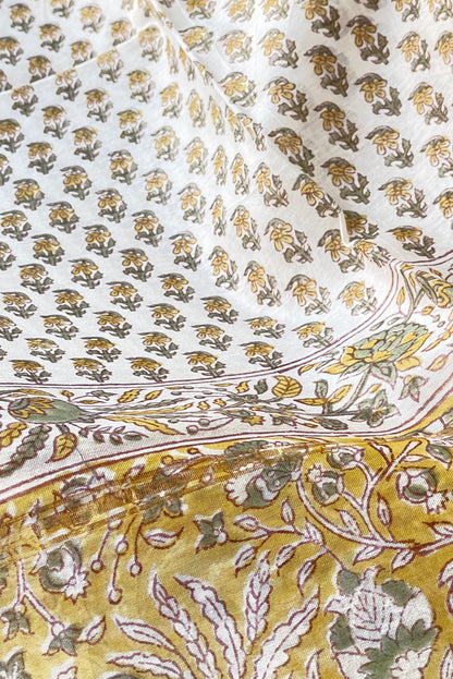 MEHNDI GREEN HAND PRINT SUIT