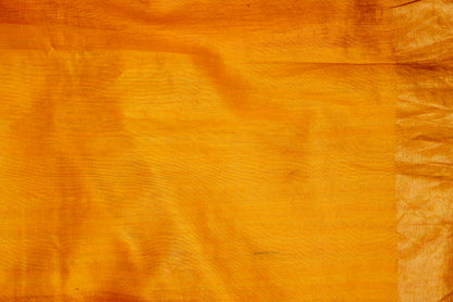IVORY WITH RED YELLOW PALLU TUSSAR SARI