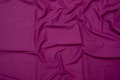 PURPLE BLACK 'BUDHHA' BLOCK PRINT COTTON SARI